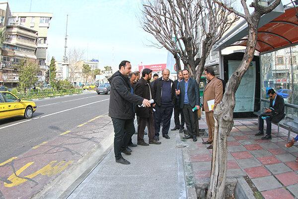 عملیات احداث مسیر دوچرخه در کریمخان تکمیل شد ، بهسازی پیاده عملیات احداث راستا دوچرخه در کریمخان تکمیل شد ، بهسازی پیاده روهای تهران با بتن الیافی