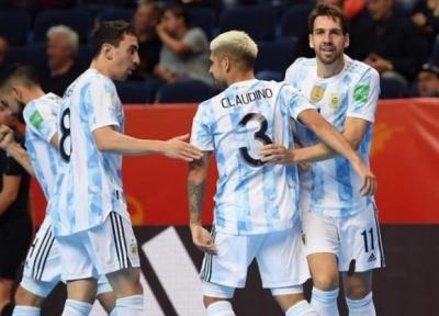ویزای آمریکا: جام جهانی فوتسال، صدرنشینی آرژانتین در گروه ایران با تحقیر آمریکا