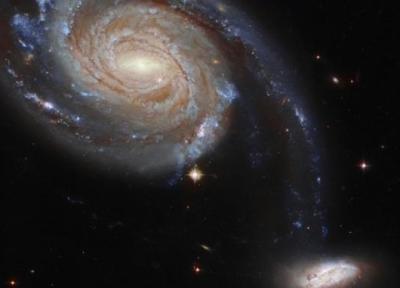 تلسکوپ هابل دو کهکشان را در حال جنگ شکار کرد